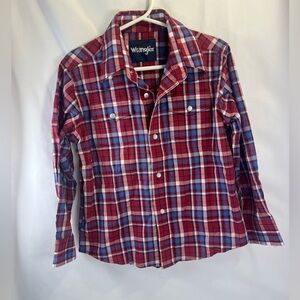 Youth Wrangler Boys Pearl Snap